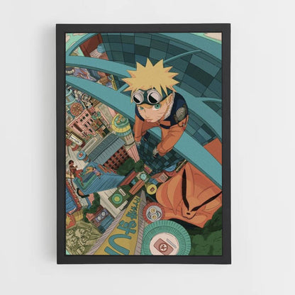 Póster Calle Naruto