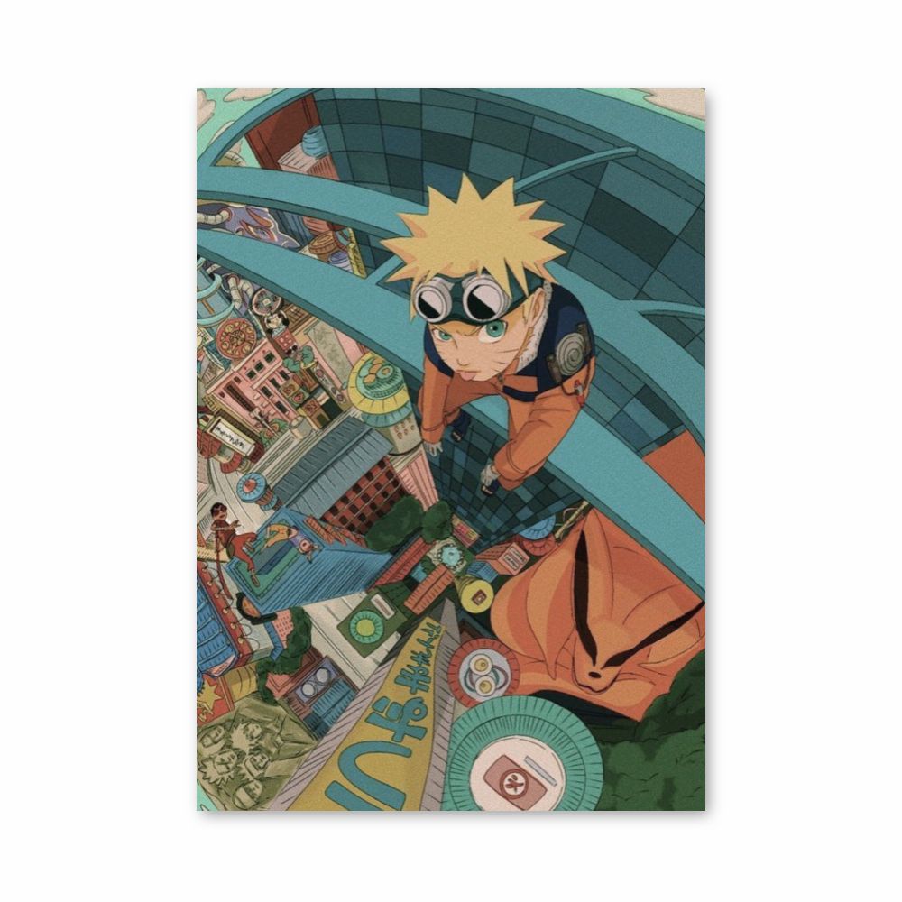 Póster Calle Naruto