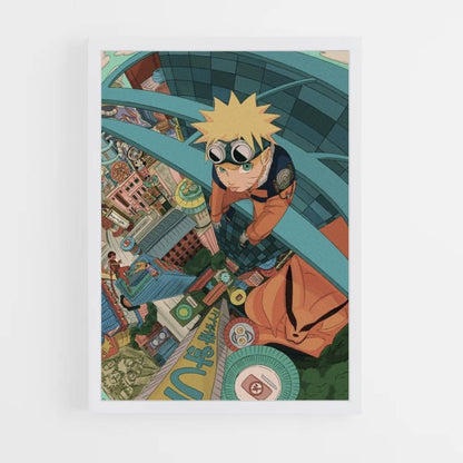 Póster Calle Naruto