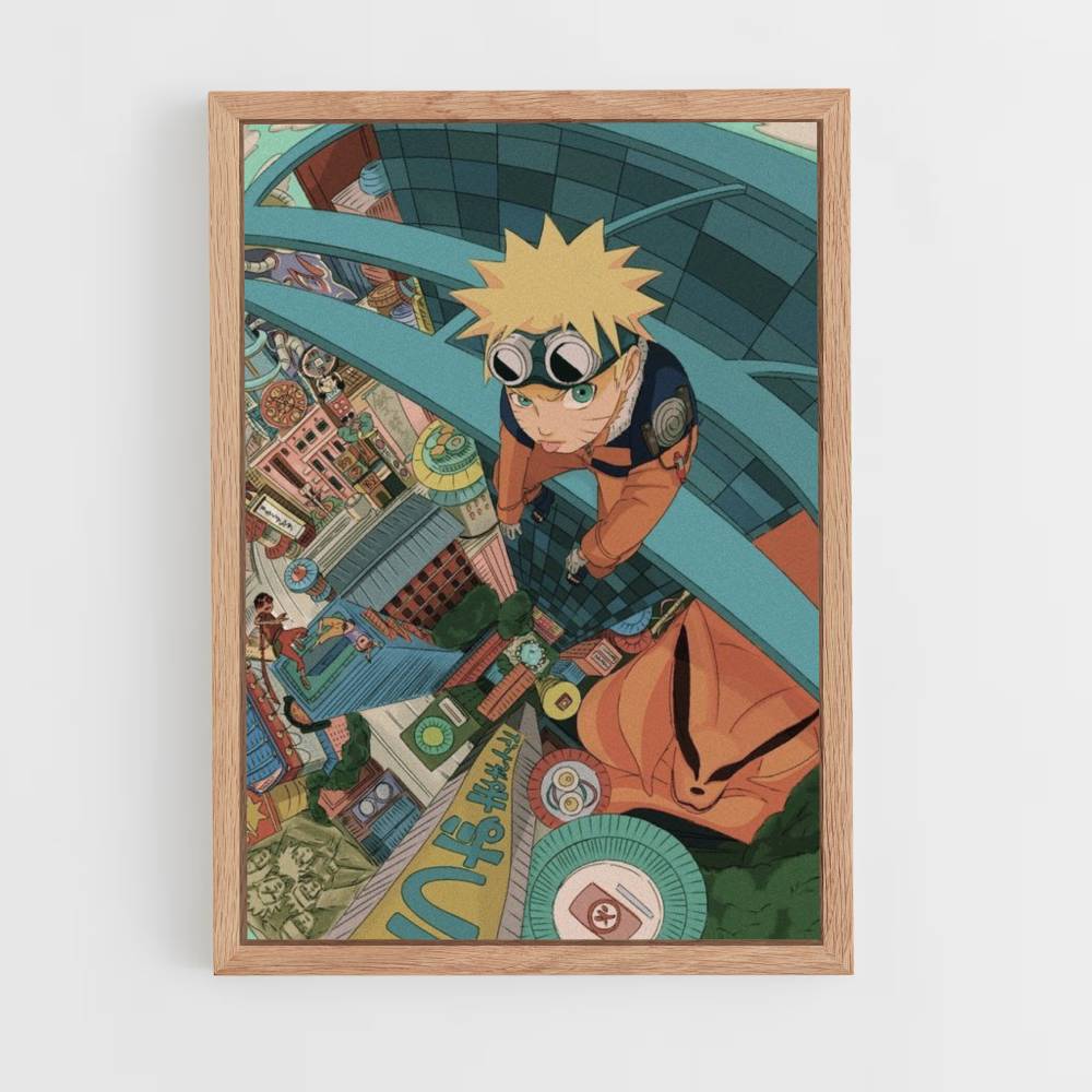 Póster Calle Naruto