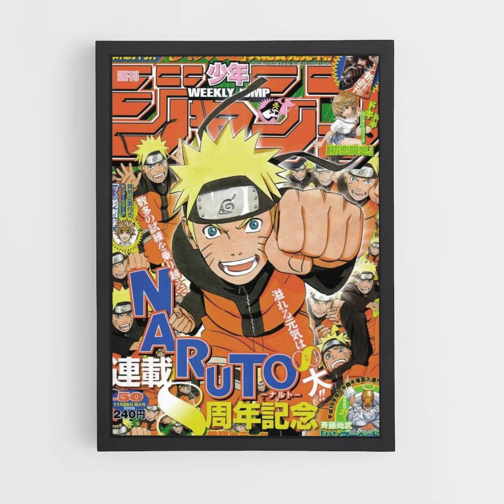 Póster Shonen Jump Naruto