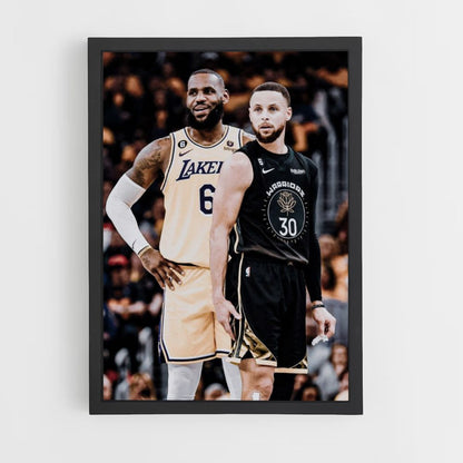 Póster Lakers vs Warriorz