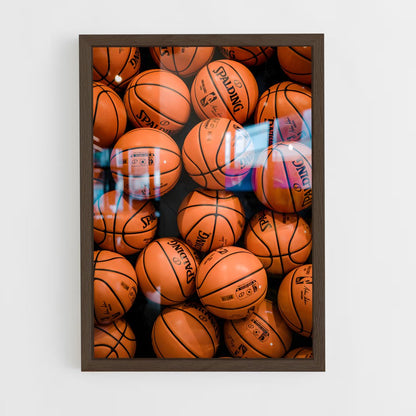 nba-basketball-8 cadre Bois foncé