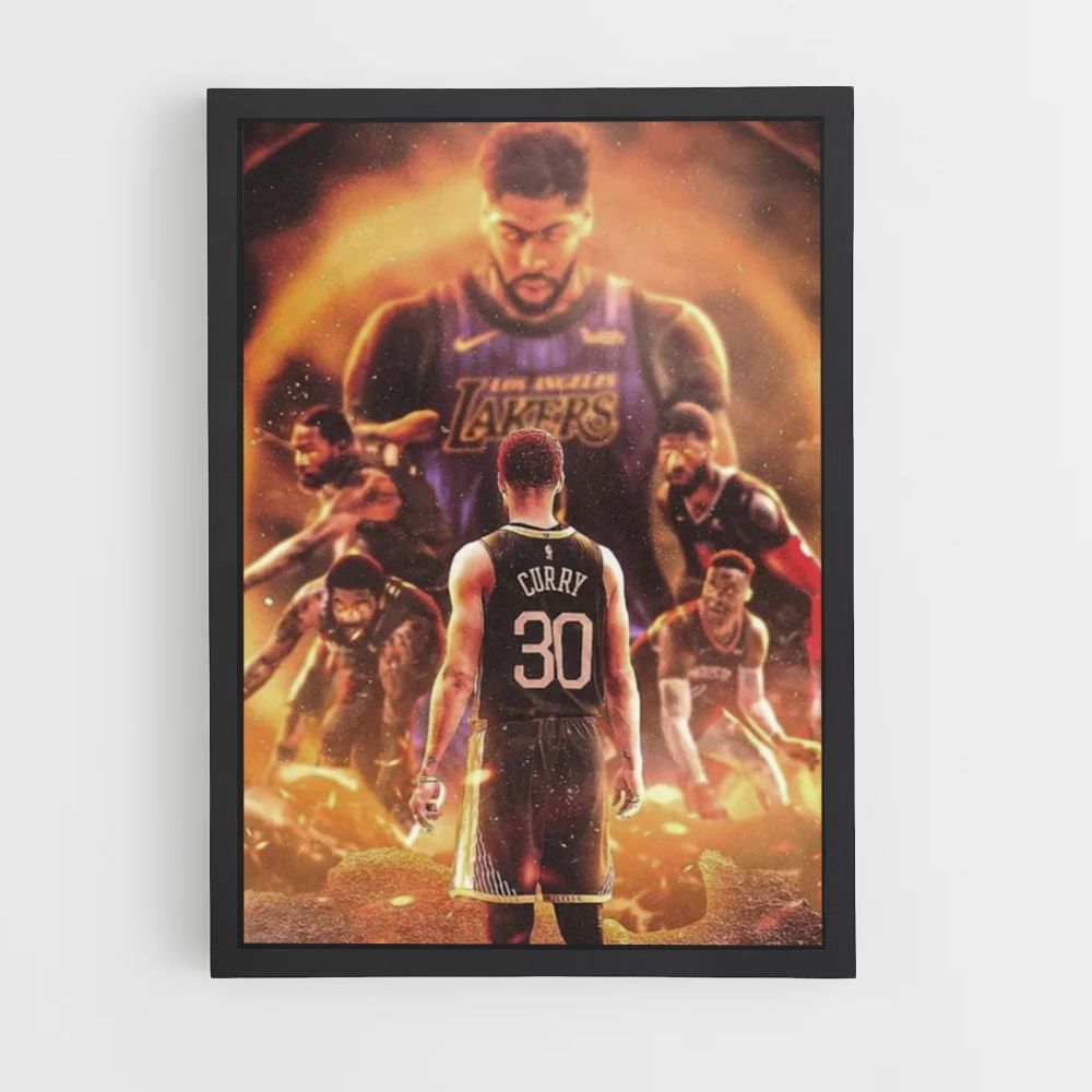 Póster NBA Curry