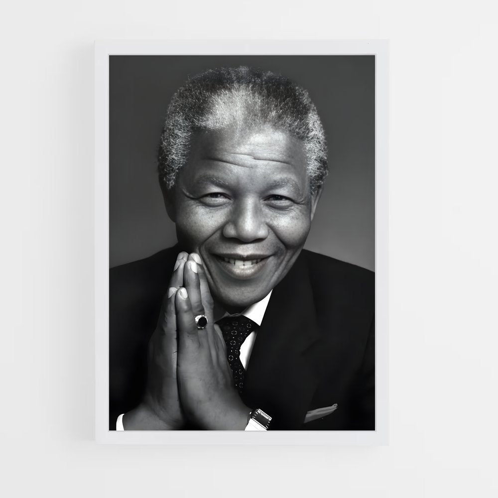 nelson-mandela-1 cadre Blanc