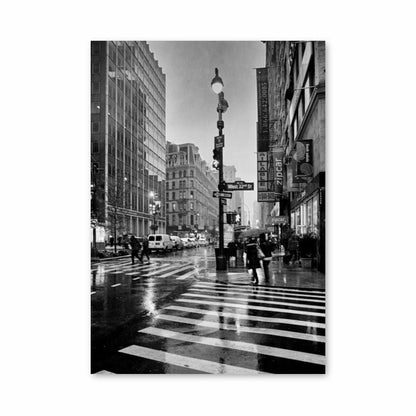 Póster Nueva York Blanco y Negro