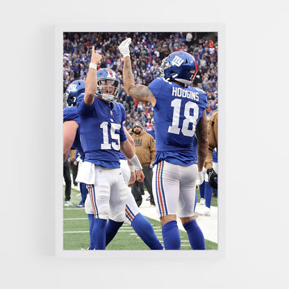 new-york-giants-4 cadre Blanc