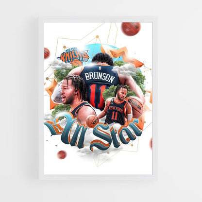new-york-knicks-14 cadre Blanc