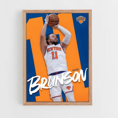 new-york-knicks-16 cadre Bois clair