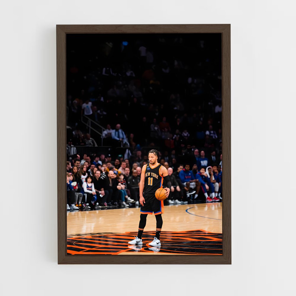 new-york-knicks-17 cadre Bois foncé