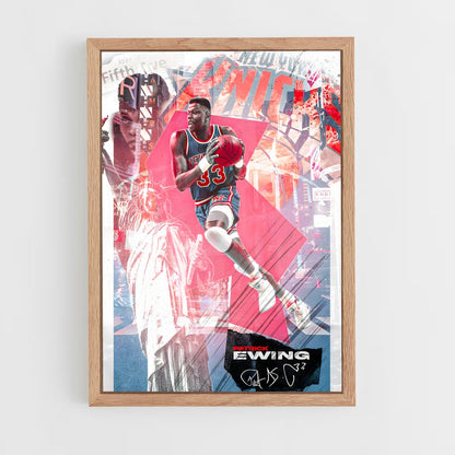 new-york-knicks-19 cadre Bois clair