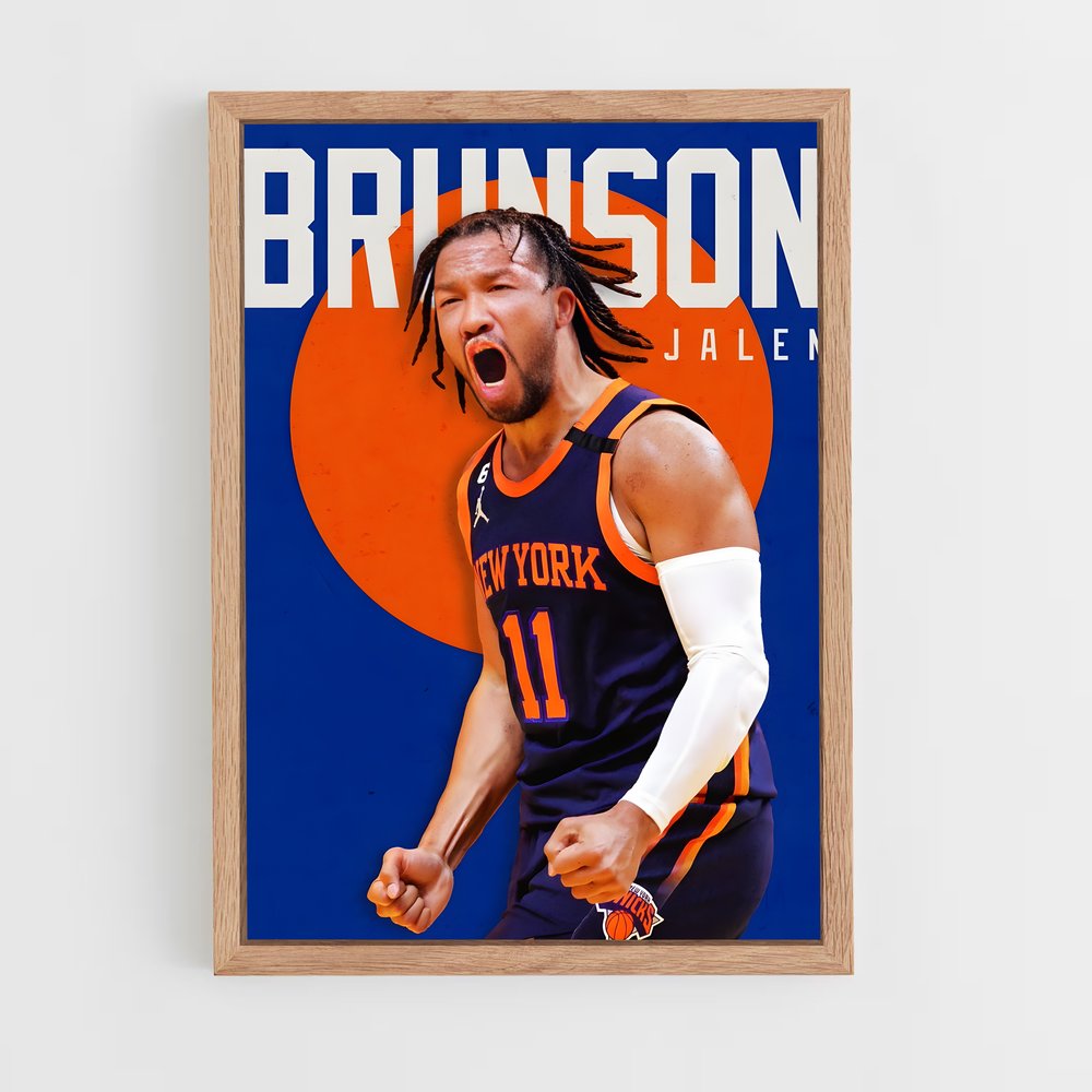 new-york-knicks-22 cadre Bois clair