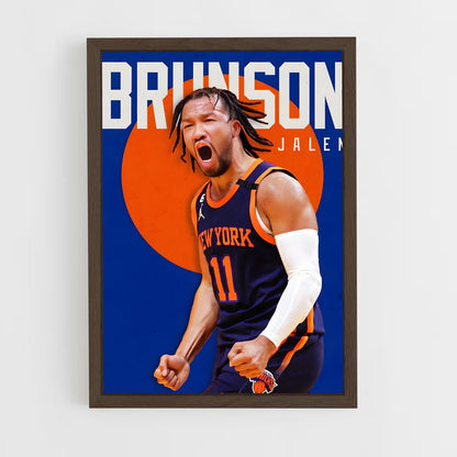 new-york-knicks-22 cadre Bois foncé