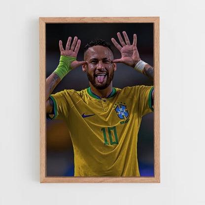 Neymar divertido Póster