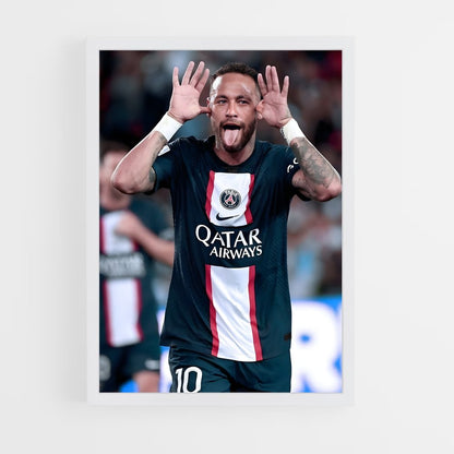 neymar-3 cadre Blanc