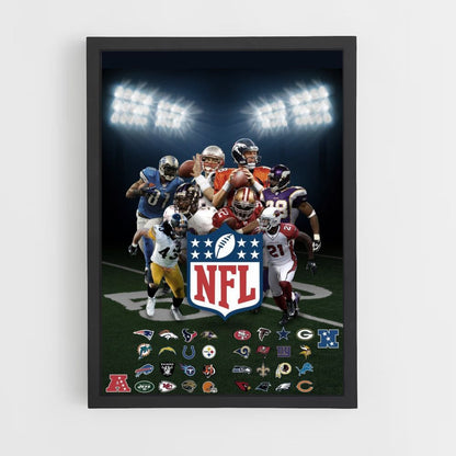 Póster Equipos de la NFL