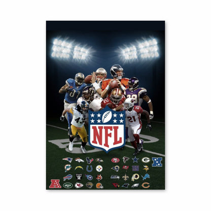 Póster Equipos de la NFL