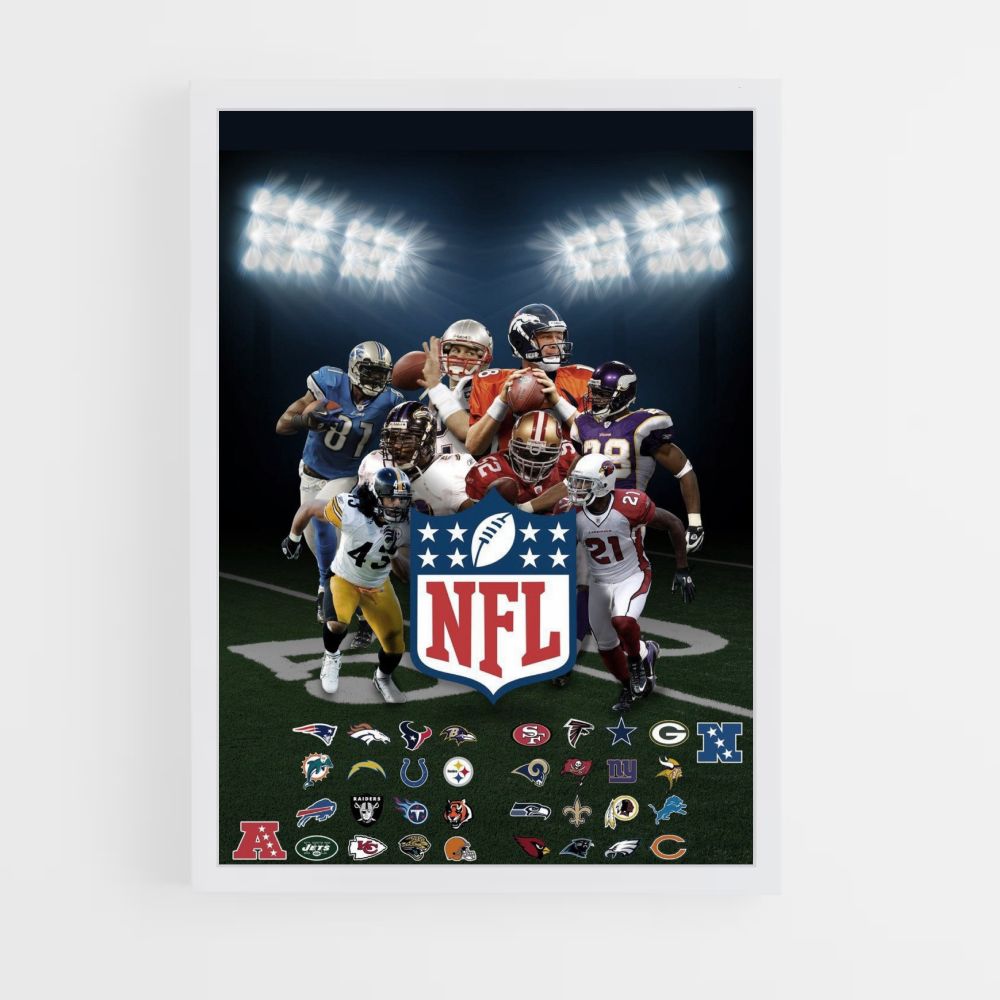 Póster Equipos de la NFL