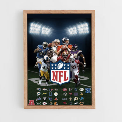 Póster Equipos de la NFL