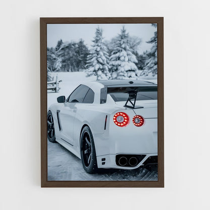 nissan-2 cadre Bois foncé