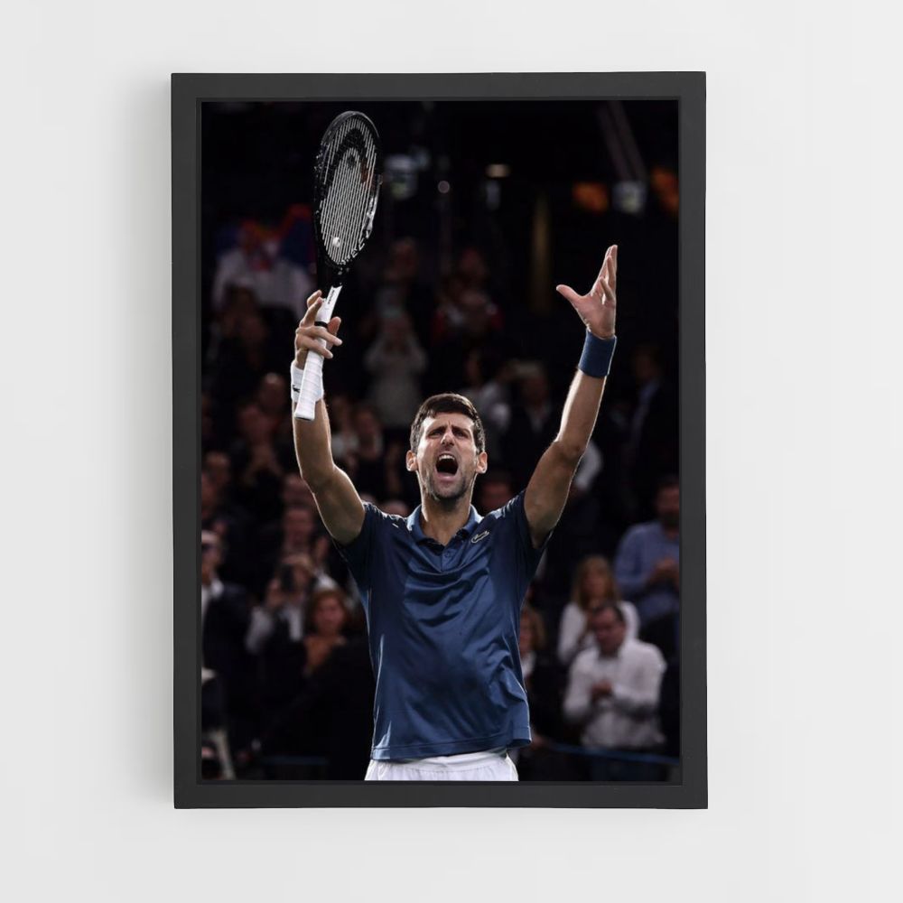 Cartel Tenis Djokovic