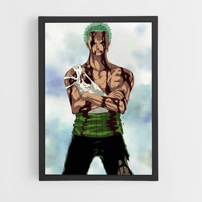 Póster Zoro vs Kuma