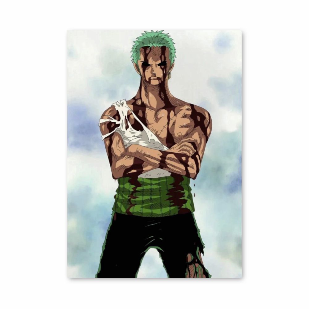 Póster Zoro vs Kuma