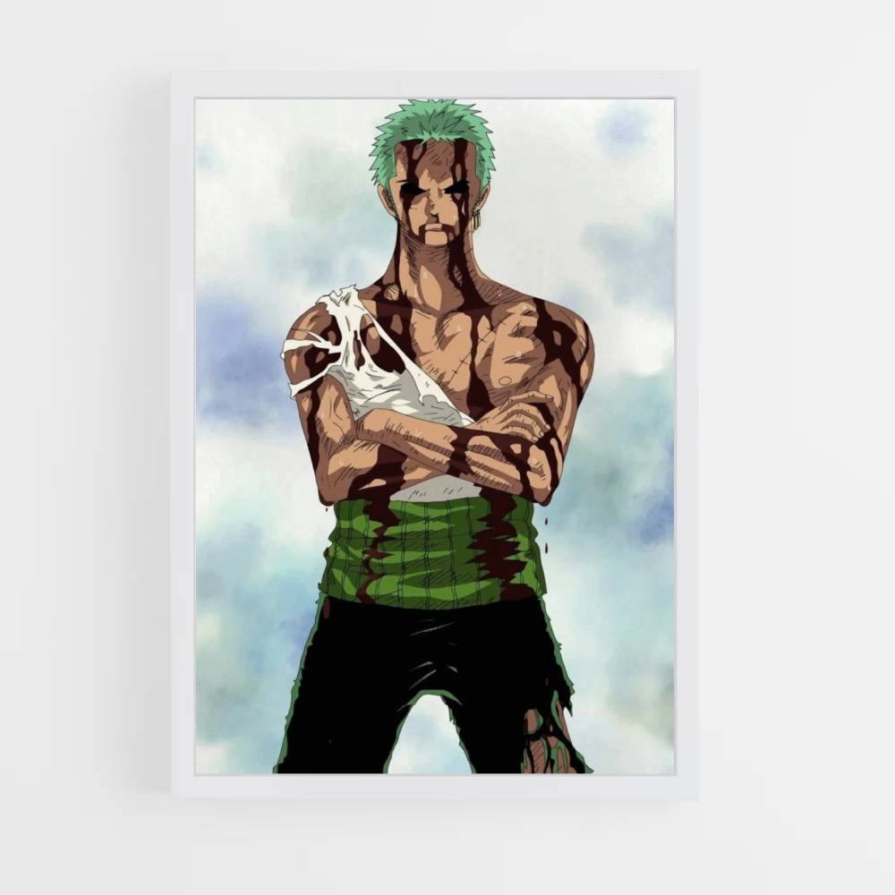 Póster Zoro vs Kuma