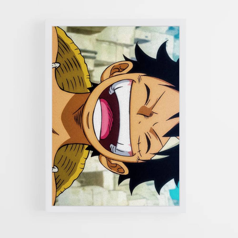 Póster La sonrisa de Luffy