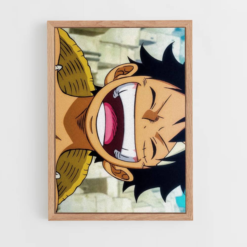 Póster La sonrisa de Luffy