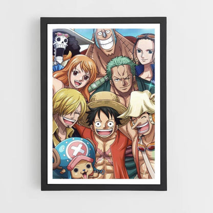 Póster One Piece Crew Luffy