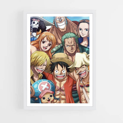 Póster One Piece Crew Luffy