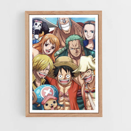 Póster One Piece Crew Luffy