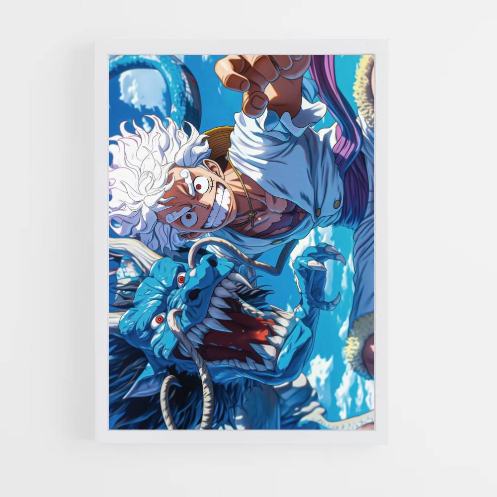 Póster Luffy Kaido