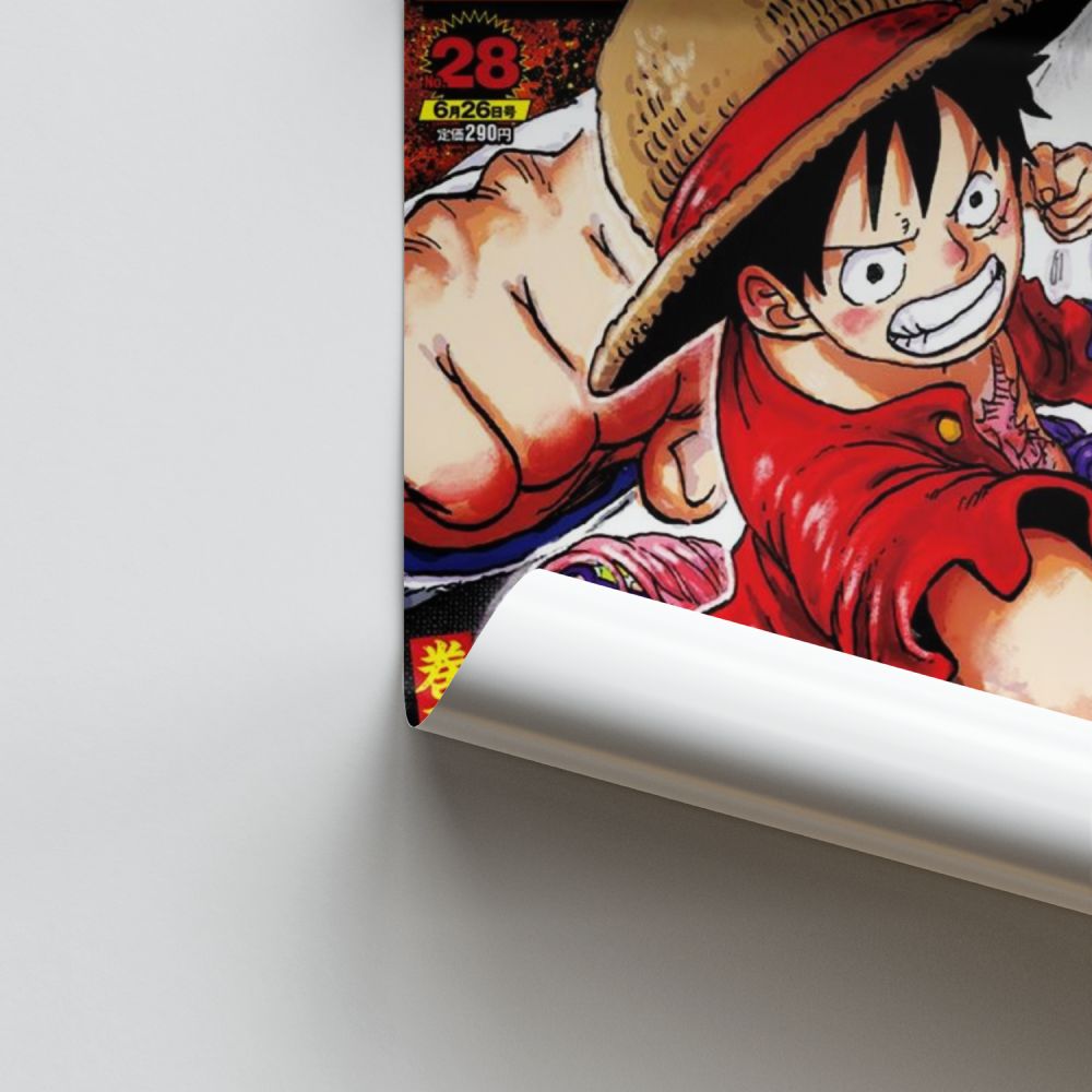 Póster Luffy x Garp