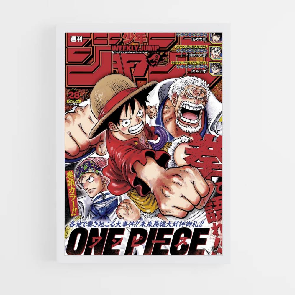 Póster Luffy x Garp