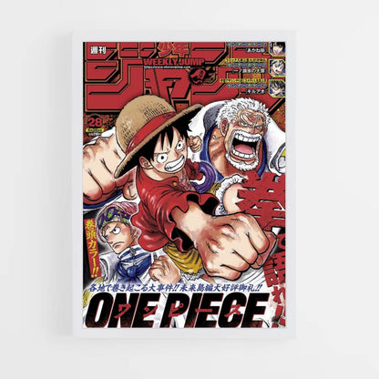 Póster Luffy x Garp