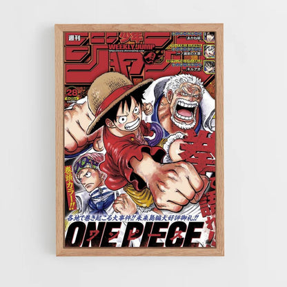 Póster Luffy x Garp