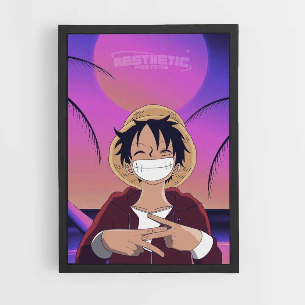 Póster Luffy Estético