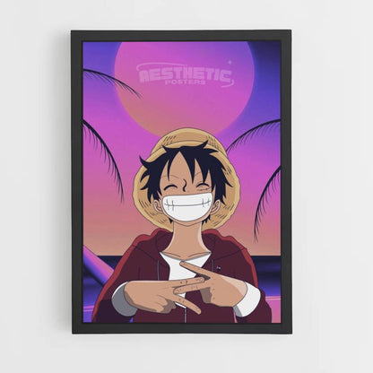 Póster Luffy Estético