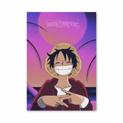 Póster Luffy Estético