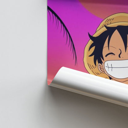 Póster Luffy Estético