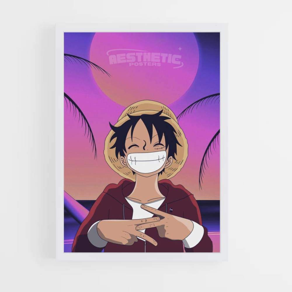 Póster Luffy Estético