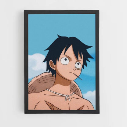 Póster Retrato de Luffy