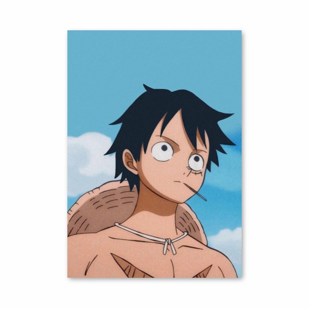 Póster Retrato de Luffy