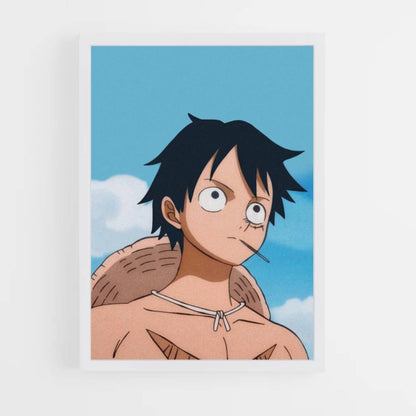 Póster Retrato de Luffy