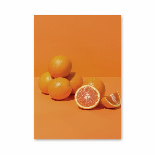 Póster minimalista naranja