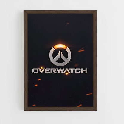 overwatch-10 cadre Bois foncé