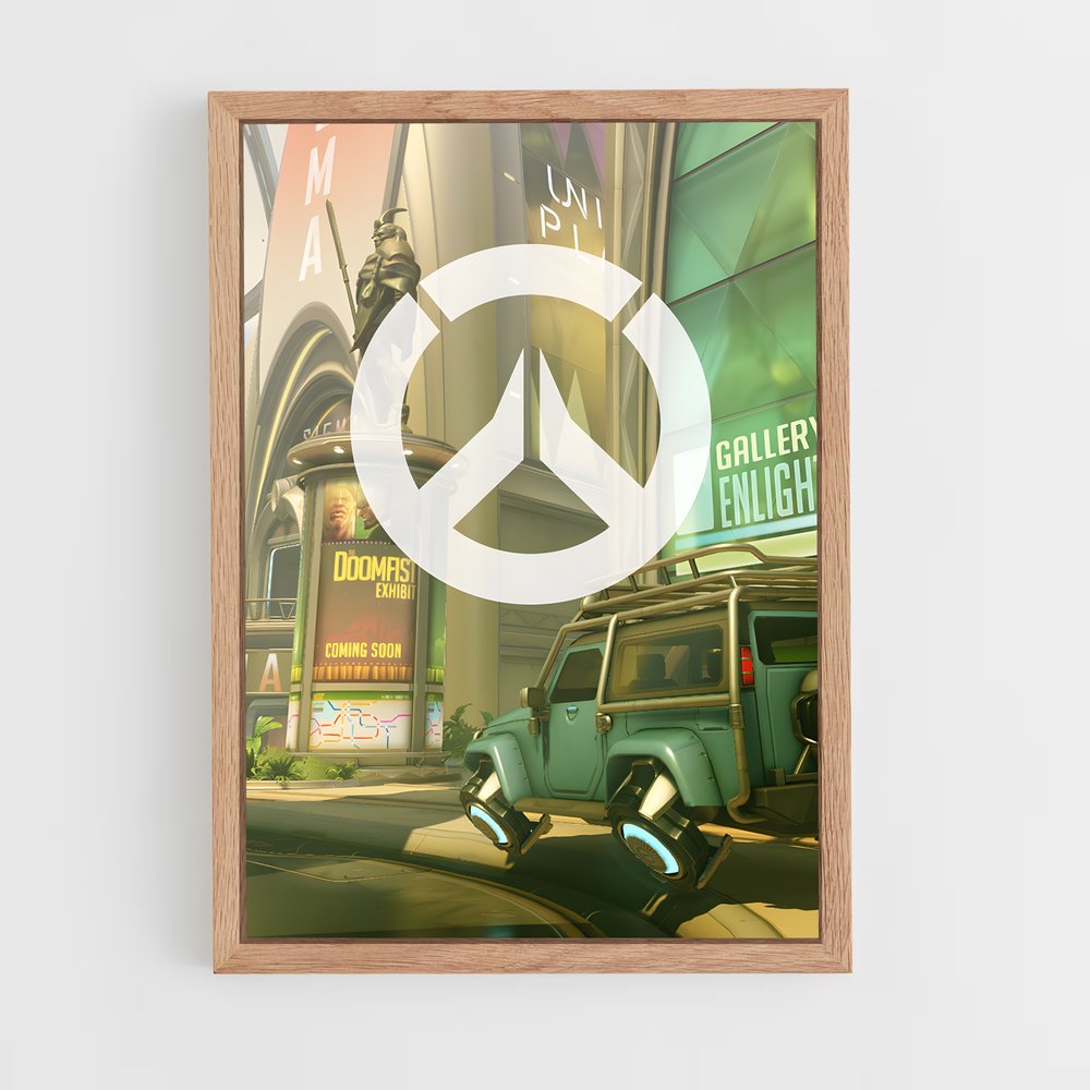 overwatch-5 cadre Bois clair
