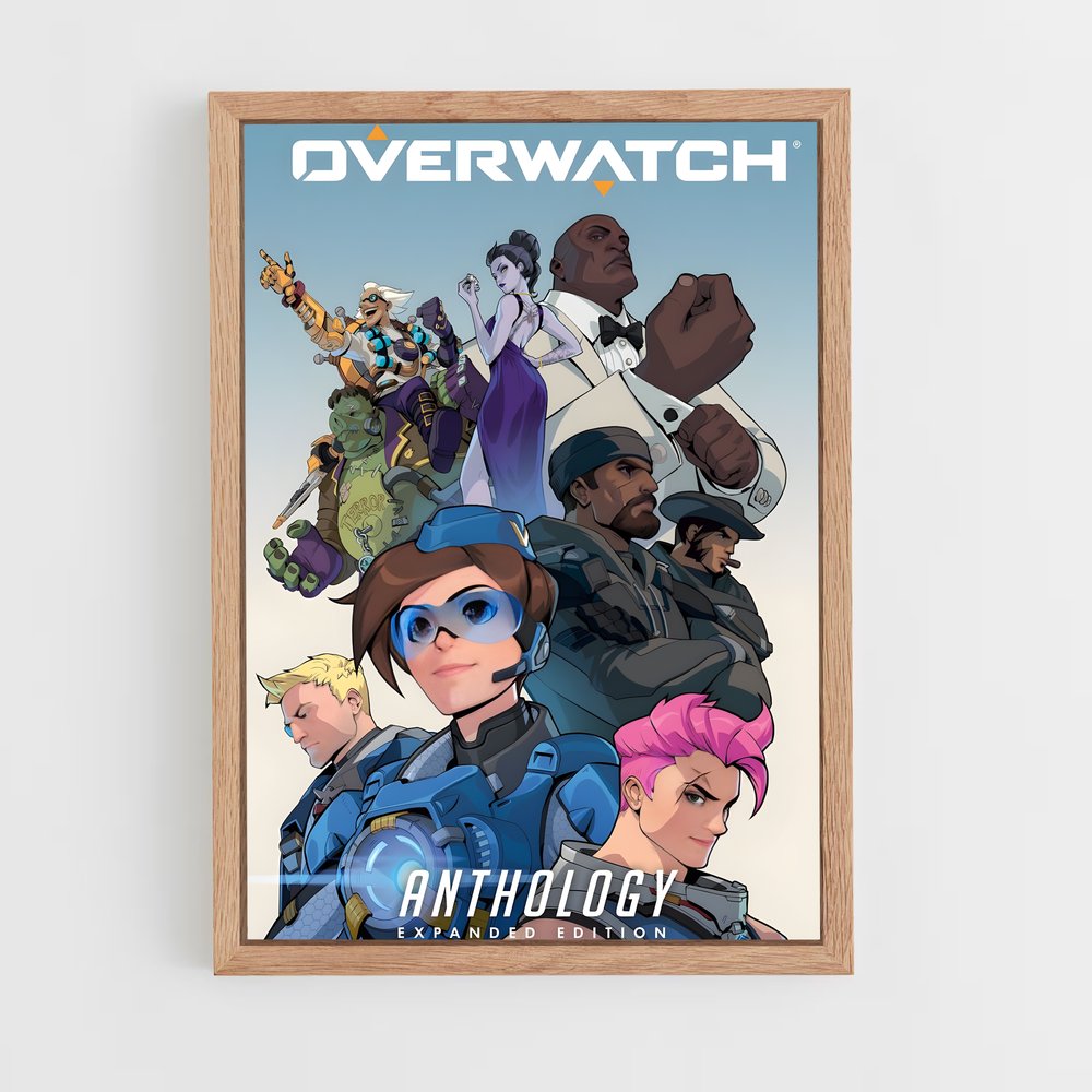 overwatch-9 cadre Bois clair